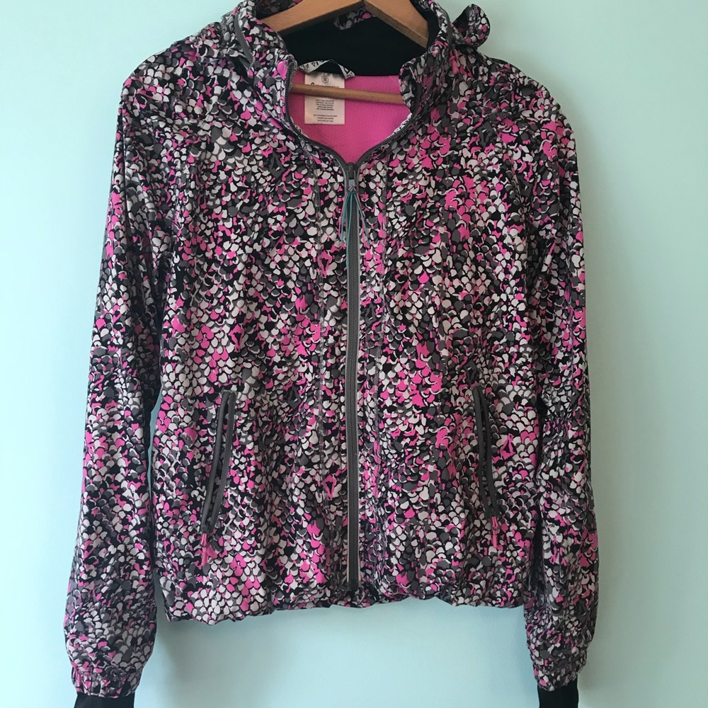 Ivivva athletica kid size 12 pink jacket Lululemon